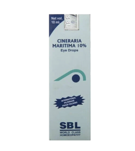 SBL Cineraria Maritima Eye Drops 10ml 100% Natural safe Herbal Remedy