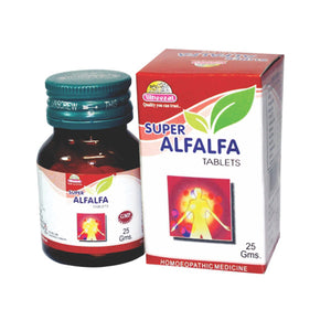 Wheezal Super ALFALFA Tablets 25g Homeopathy Remedy