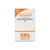 SBL Oleum Jecoris Trituration (25g) Tablet 3X Homeopathic Remedy