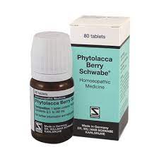 Dr willmar Schwabe Phytolacca Berry 80 Tablets Homeopathic Remedy 20g